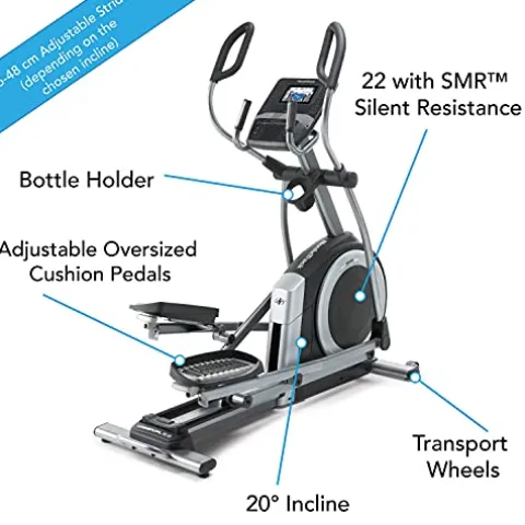 NordicTrack Commercial 9.9 Elliptical Black