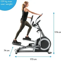 NordicTrack Commercial 9.9 Elliptical Black