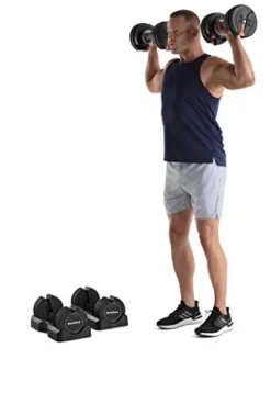 NordicTrack Select-a-Weight Dumbbell Pair Black