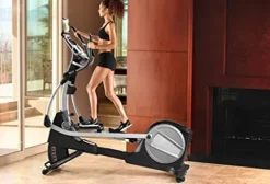 NordicTrack SpaceSaver SE7i Rear Drive Smart Elliptical Black