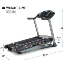 NordicTrack T Series 6.5S Treadmill Black Gray