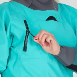 NRS Women’s Rev Gore-TEX® Pro Kayaking Dry Top Mediterranea/Aqua