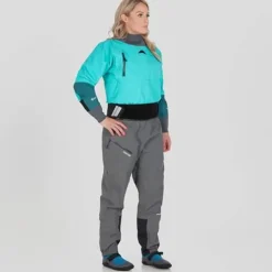 NRS Women’s Rev Gore-TEX® Pro Kayaking Dry Top Mediterranea/Aqua