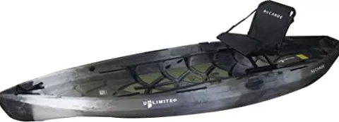NuCanoe 2022 Unlimited Fishing Kayak with Fusion 360 Seat Tundra