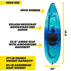 Ocean Kayak Malibu 9.5 Kayak Seaglass