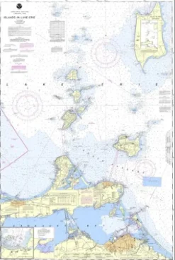Oceangrafix NOAA Chart 14844 Islands in Lake Erie, Put-in-Bay