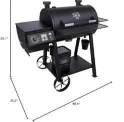 Oklahoma Joe’s 20202105 Rider 900 Pellet Grill Black