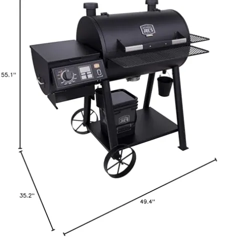 Oklahoma Joe’s 20202105 Rider 900 Pellet Grill Black