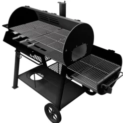 Oklahoma Joe’s Canyon Charcoal and Propane Gas Combination Smoker and Grill Black