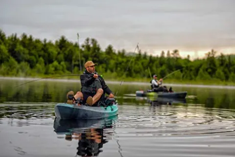 Old Town Canoes & Kayaks Topwater PDL Angler Fishing Kayak First Light