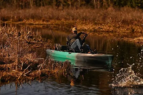 Old Town Canoes & Kayaks Topwater 120 PDL Angler Fishing Kayak First Light