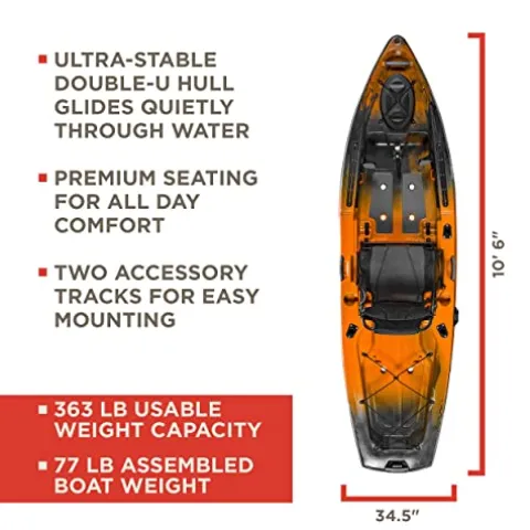 Old Town Sportsman 106 Fishing Kayak Ember Camo