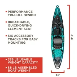 Old Town Sportsman BigWater 132 Fishing Kayak Photic Camo