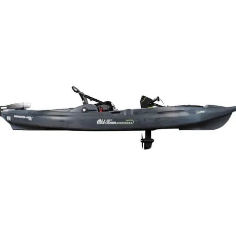 Old Town Sportsman BigWater ePDL+ 132 Power Assist Pedal Fishing Kayak Steel Camo