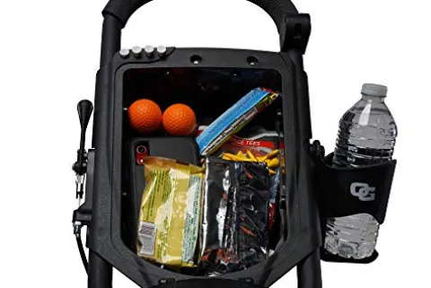 OMADA GOLF Trilite Golf Push Cart | Lightweight Folding Stand | Grey/Black