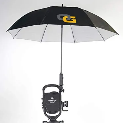 OMADA GOLF Trilite Golf Push Cart | Lightweight Folding Stand | Grey/Black