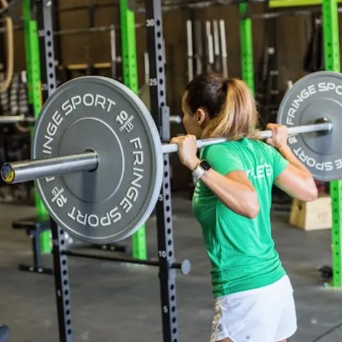 OneFitWonder Bumper Plate Set – Virgin Rubber w/ Steel Insert – Low Odor + Dead Bounce – Crossfit, Olympic Weightlifting, & Strength Training – 260 lbs