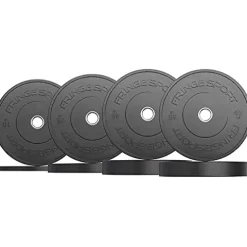 OneFitWonder Bumper Rubber Plates Set Black