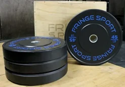 OneFitWonder Fringe Sport Contrast Bumper Plates Set 260 lbs