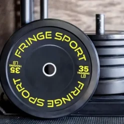 OneFitWonder Fringe Sport Contrast Bumper Plates Set 260 lbs