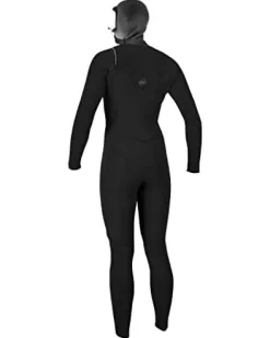 O’NEILL Hyperfreak Chest Zip Hooded Wetsuit Women’s 2022-6 Black/Black