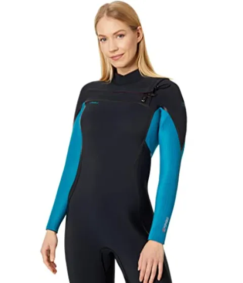 O’NEILL Hyperfreak Fire 4/3 + Chest Zip Fullsuit Black/Tidepool