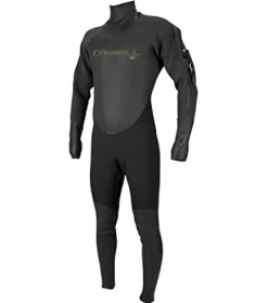 ‘O’Neill Wetsuits Men’s Fluid 3mm Neoprene Drysuit Black/Graphite’