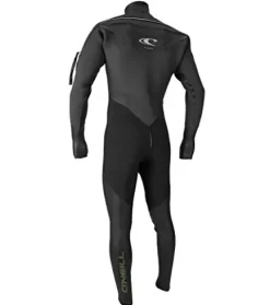 ‘O’Neill Wetsuits Men’s Fluid 3mm Neoprene Drysuit Black/Graphite’