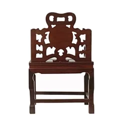 orientliving Chinese Rosewood Handmade Miniature Armchair Display Decor Art AWS1915 Brown