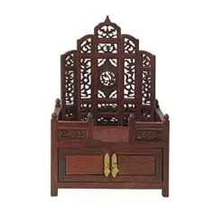 orientliving Chinese Rosewood Shrine Miniature Display Art AWS2674 Brown