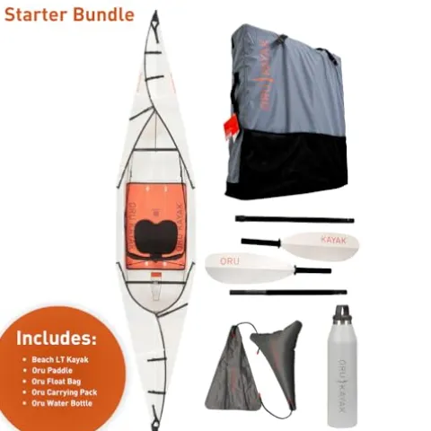 Oru Kayak Beach LT Pro Bundle White