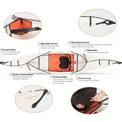 Oru Kayak Beach LT Pro Bundle White