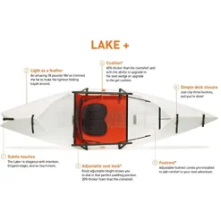Oru Kayak Lake Sport Starter Bundle White