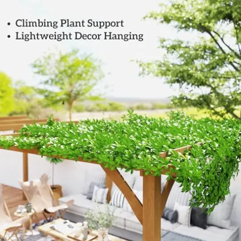 Outsunny 20′ x 10′ Outdoor Pergola Wood Gazebo Dark Brown