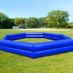 OZIS 20FT PVC Inflatable Gaga Ball Pit with Built-in Blower Blue