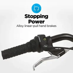 Pacific Dualie Adult Tandem Cruiser Bike Blue