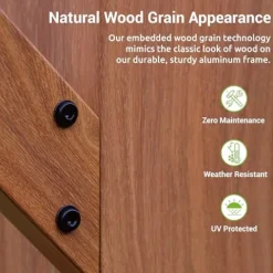 Paragon Outdoor 11′ x 16′ Florence Aluminum Pergola with Gray Canopy