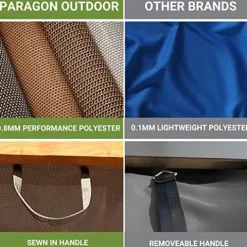 Paragon Outdoor 11′ x 16′ Florence Aluminum Pergola with Gray Canopy