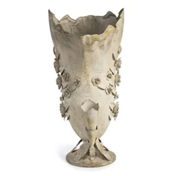 Park Hill Collection Grande Fountaine Garden Urn 30-Inch White