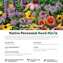 Park Seed Native Perennial Mix Wildflower Garden Seeds 50 lbs
