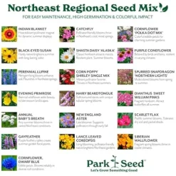 Park Seed Wildflower Garden Seeds Mixture Northeast Regional Mix 50 lbs