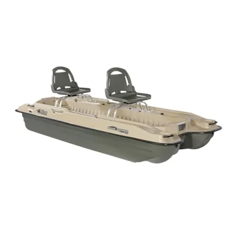 Pelican Bass Raider 10E Angler Fishing Boat 10.2 ft Khaki Beige