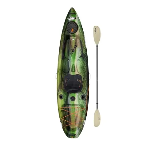Pelican Basscreek 100XP Fishing Kayak Olive Camo