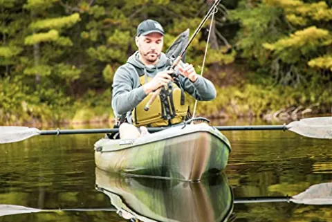 Pelican Basscreek 100XP Fishing Kayak Olive Camo