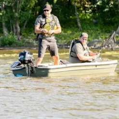 Pelican Boat Intruder 12 Jon Fishing Boat 12 ft. Khaki Beige