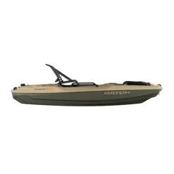 Pelican Catch PWR 100 Fishing Kayak – Ergo360 Seating System – 10 ft – Light Kaki