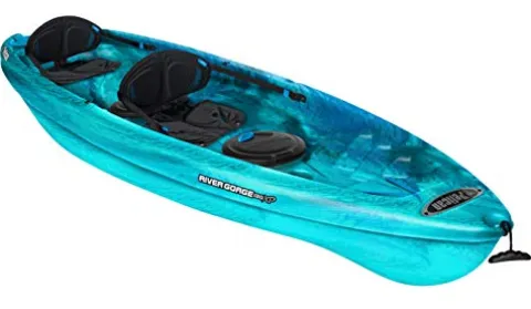 Pelican River Gorge 130X Tandem Kayak Aquamarine