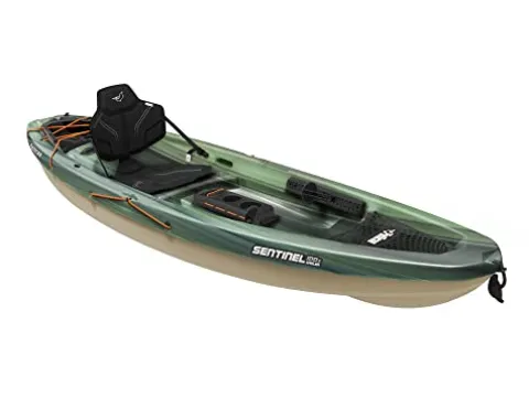 Pelican Sentinel 100X Angler Fishing Kayak Khaki Camo