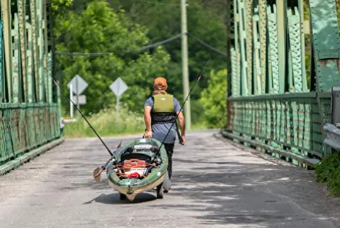 Pelican Sentinel 100X Angler Fishing Kayak Khaki Camo