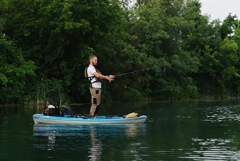 Pelican Sentinel 100XP Angler Sit-on-Top Fishing Kayak Granite